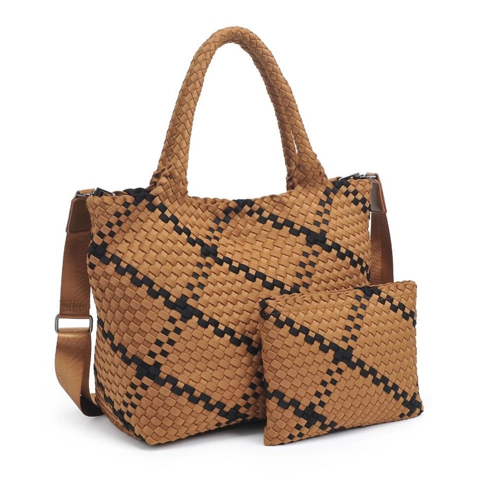 Sol and Selene Medium Sky's The Limit Woven Crossbody - Capri by Sunset & Co.