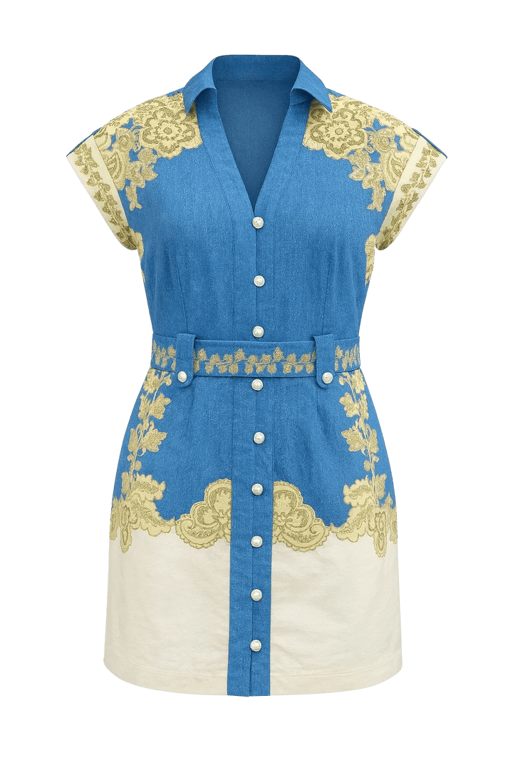 Anna Cate Colette Dress - Capri by Sunset & Co.