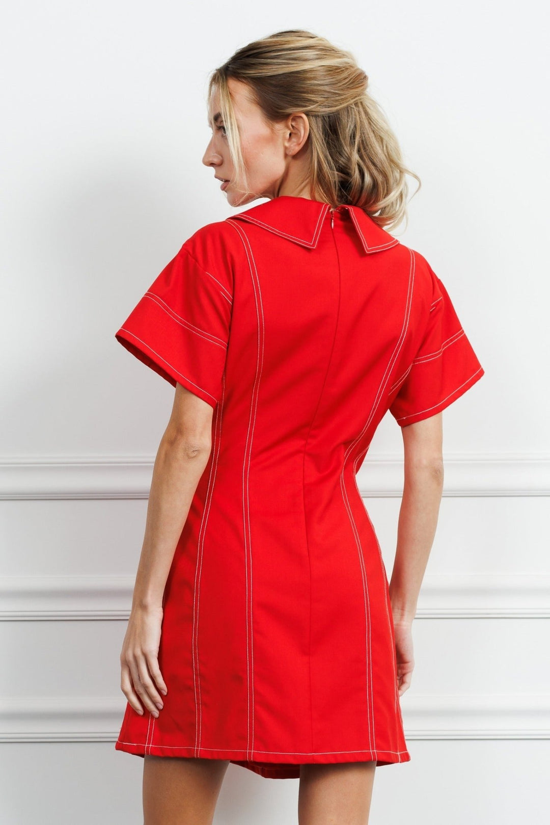 CIEBON Cerena Mini Shirtdress - Capri by Sunset & Co.
