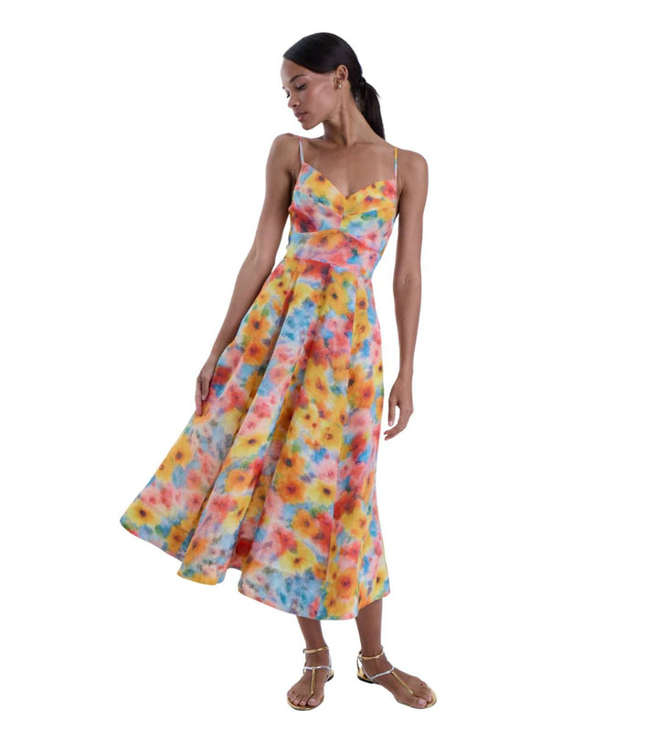 Karina Grimaldi June Midi Dress - Capri by Sunset & Co.