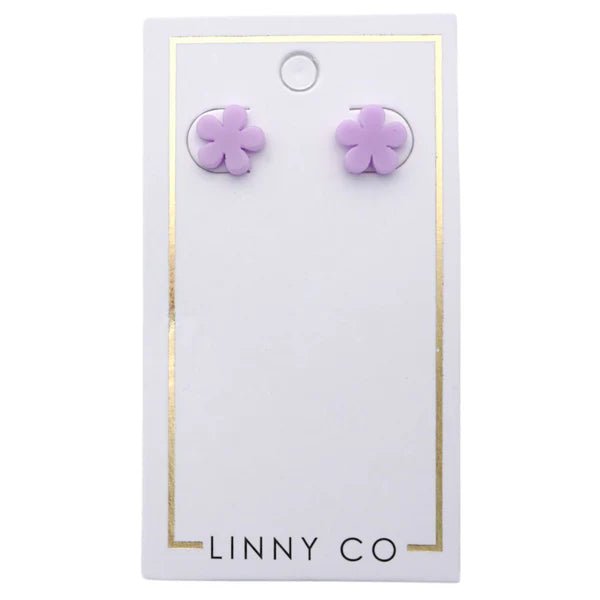 Linny Co Jenna Flower Stud Earrings - Capri by Sunset & Co.