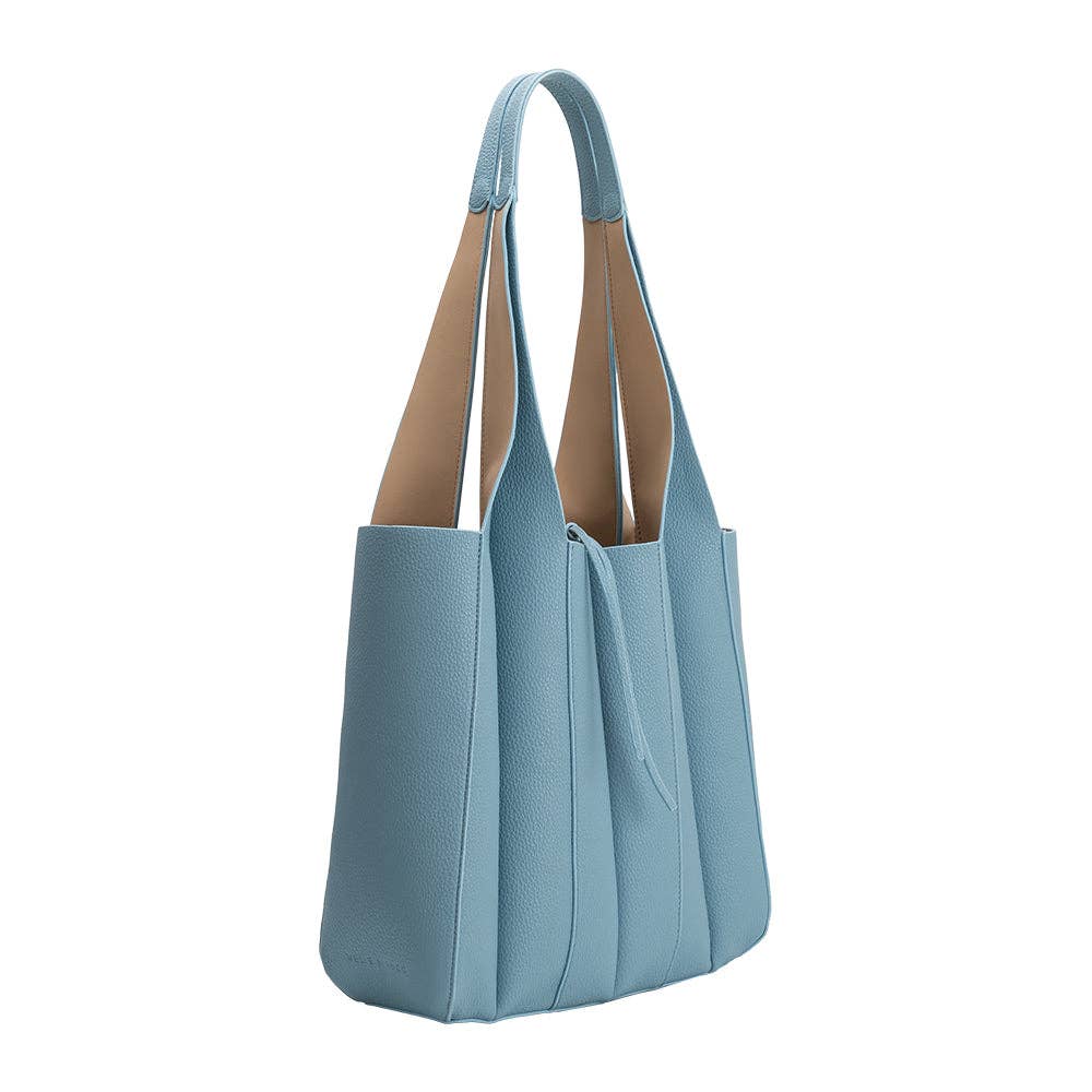 Melie Bianco Harper Recycled Vegan Leather Tote Bag - Capri by Sunset & Co.