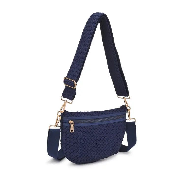 Sol and Selene Ethereal Woven Crossbody - Capri by Sunset & Co.
