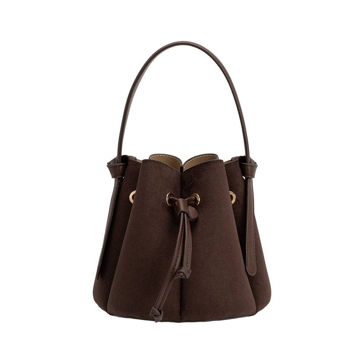 Melie Bianco Laguna Mini Vegan Suede Top Handle Bag