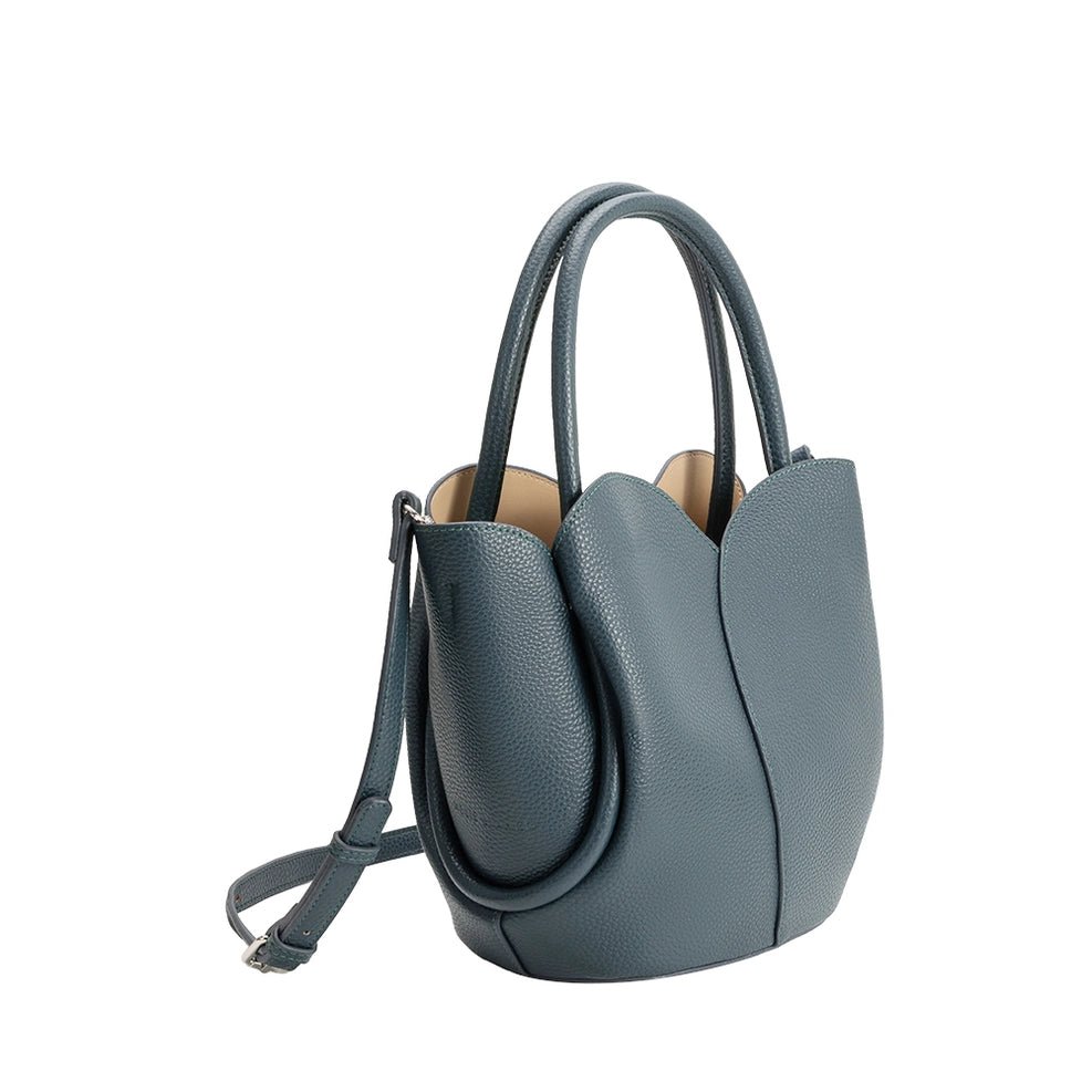 Melie Bianco Tulip Recycled Vegan Top Handle Bag - Capri by Sunset & Co.