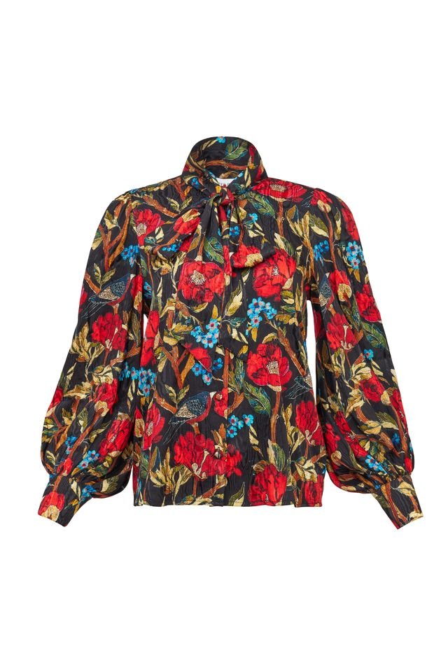 Hunter Bell Tess Blouse - Capri by Sunset & Co.