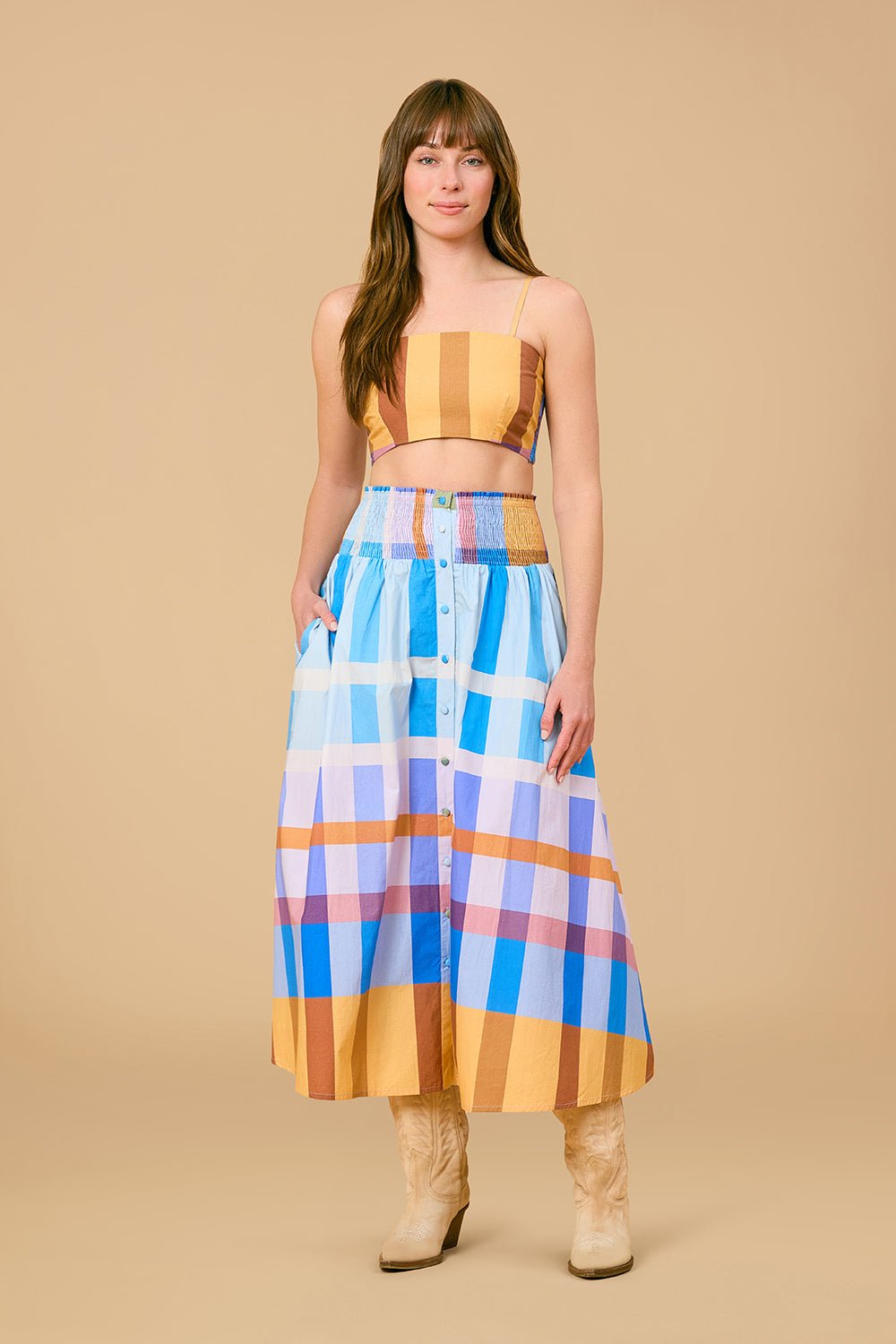 Olivia by Livro Georgia Skirt - Capri by Sunset & Co.