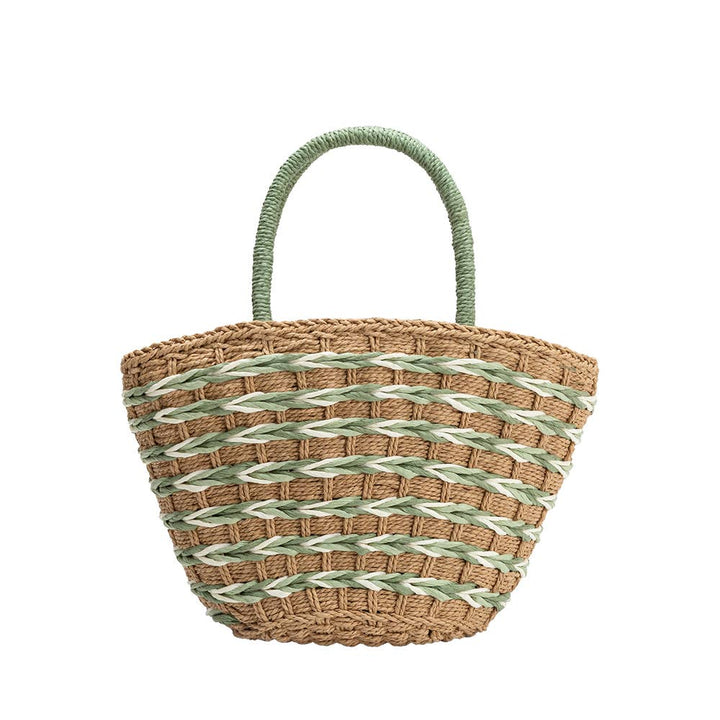 Melie Bianco Lisbon Straw Vegan Tote Bag - Capri by Sunset & Co.