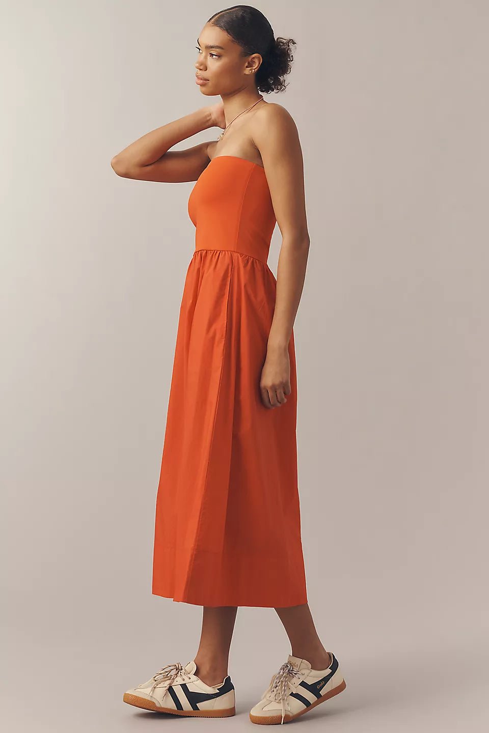 Z Supply Sunsought Strapeless Midi Dress - Capri by Sunset & Co.