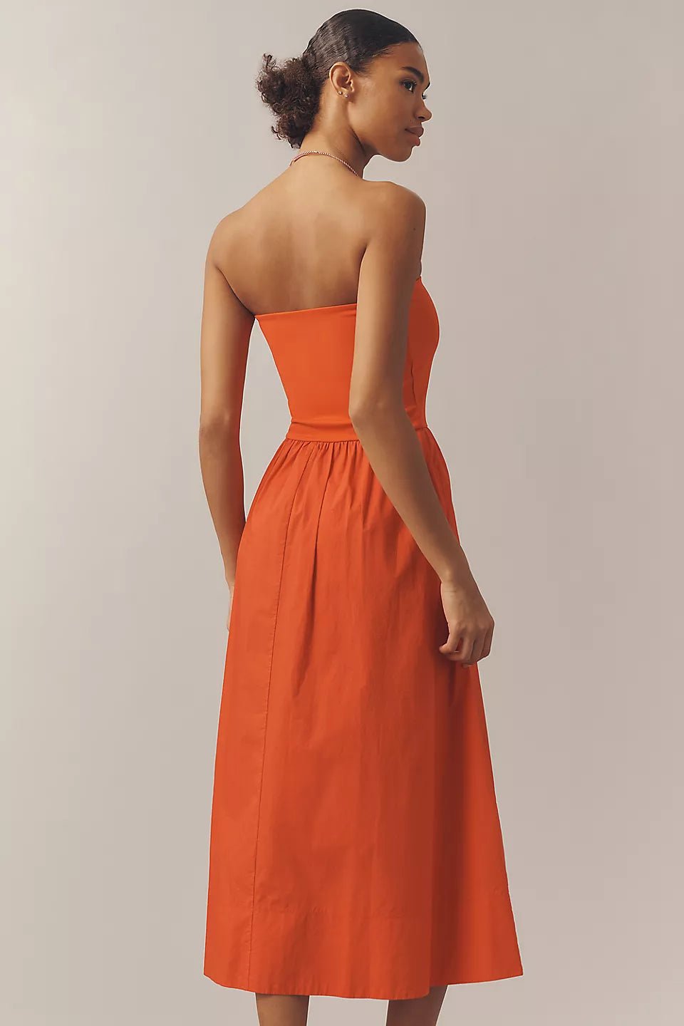 Z Supply Sunsought Strapeless Midi Dress - Capri by Sunset & Co.