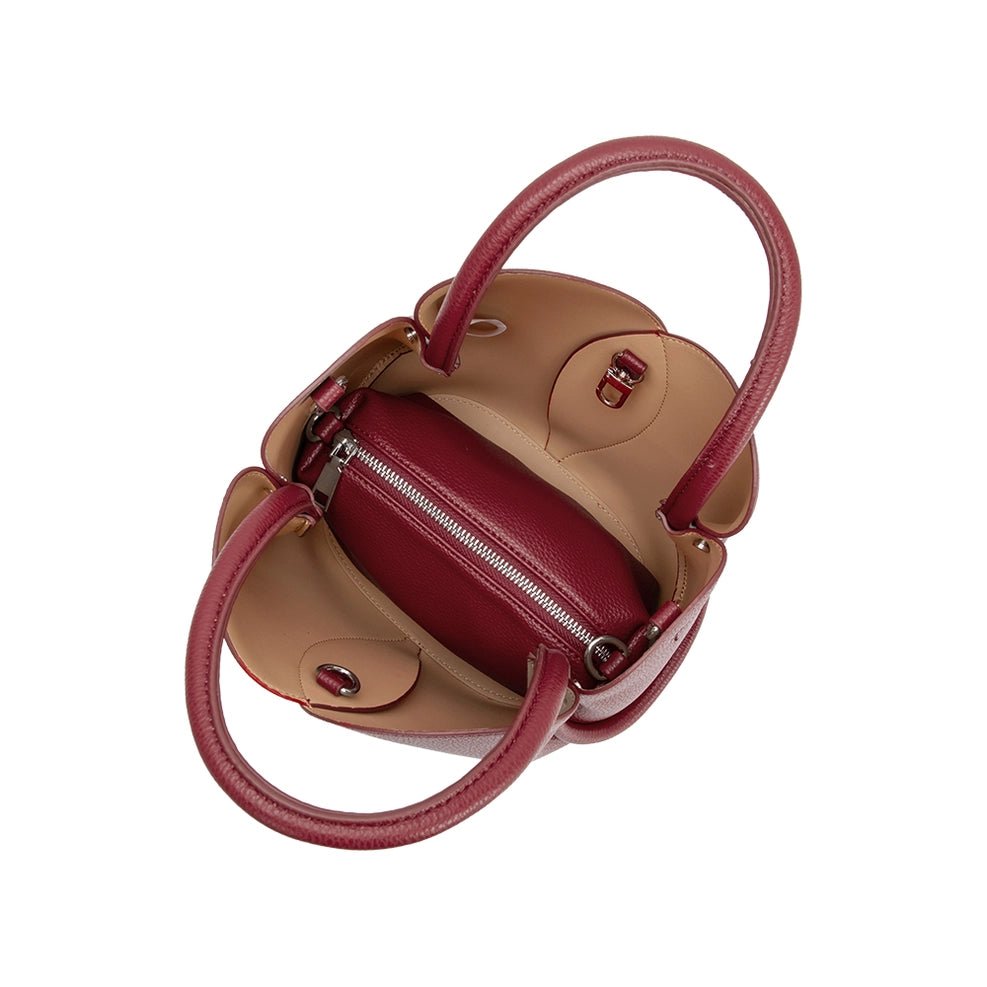 Melie Bianco Tulip Recycled Vegan Top Handle Bag - Capri by Sunset & Co.