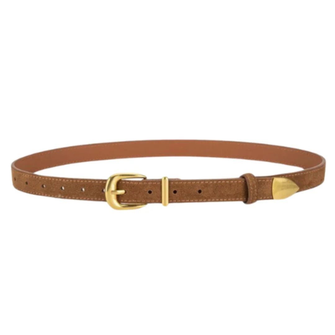 Accessory Concierge Sleek Sueded Belt - Capri by Sunset & Co.