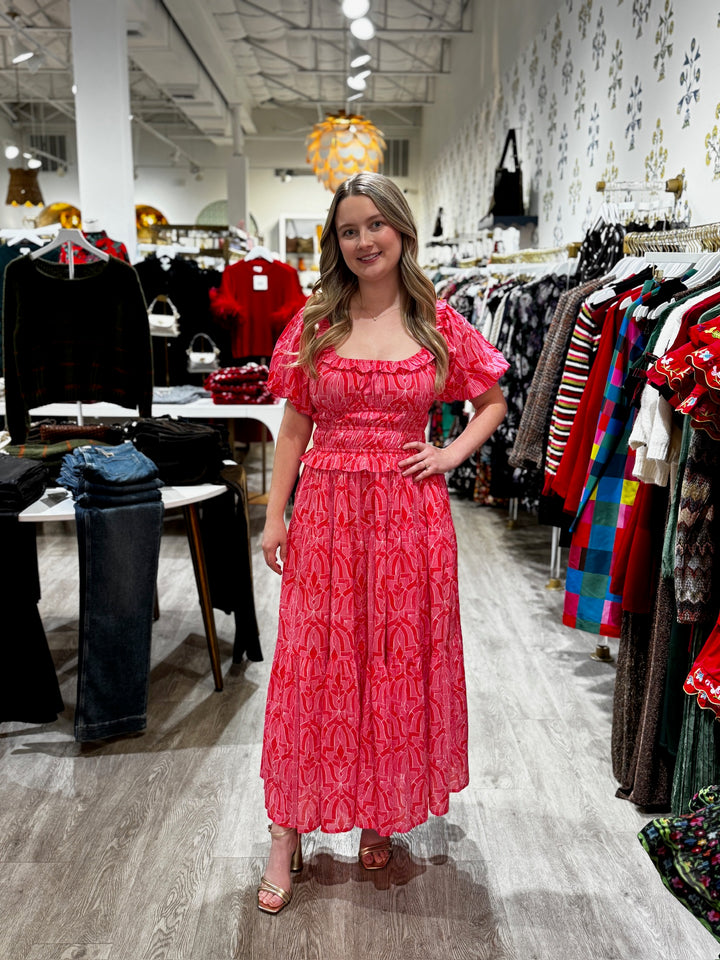 Ro's Garden Percy Midi Dress - Capri by Sunset & Co.