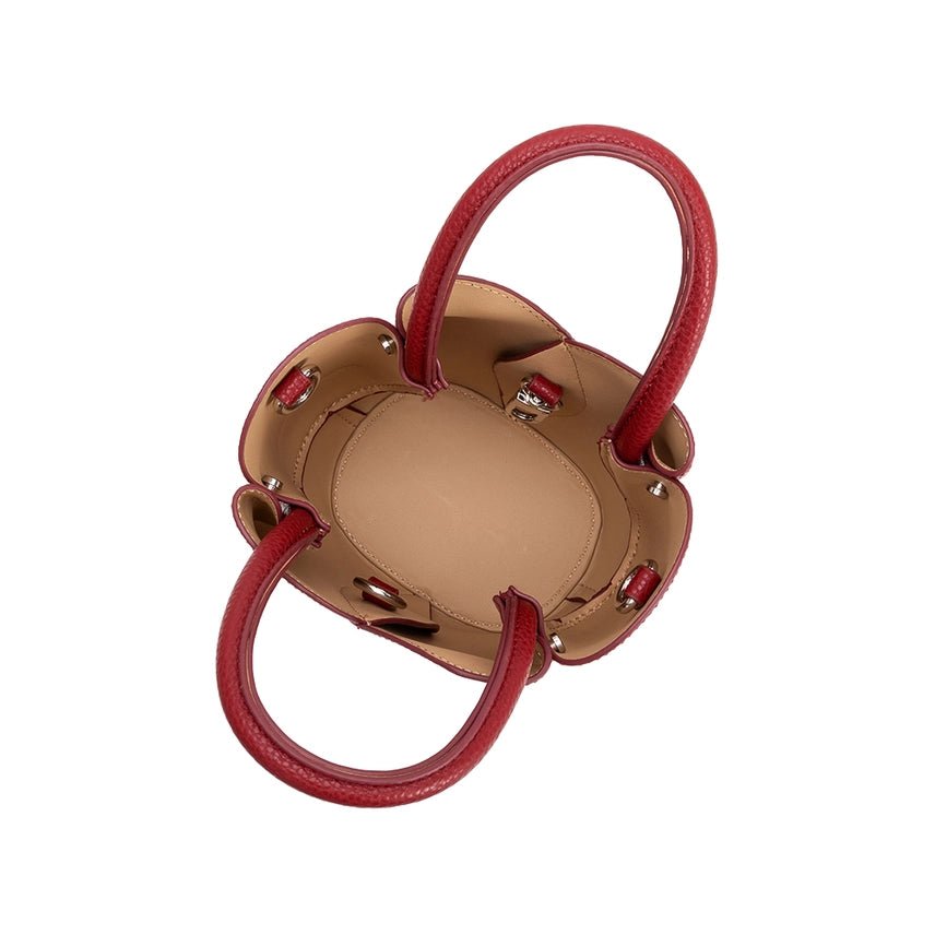 Melie Bianco Tulip Mini Recycled Vegan Leather Top Handle Bag - Capri by Sunset & Co.