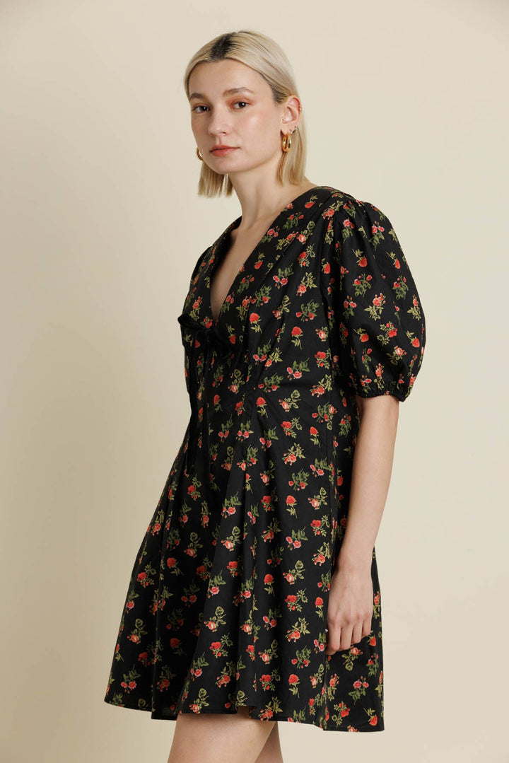 Aureum Floral Collar Dress - Capri by Sunset & Co.