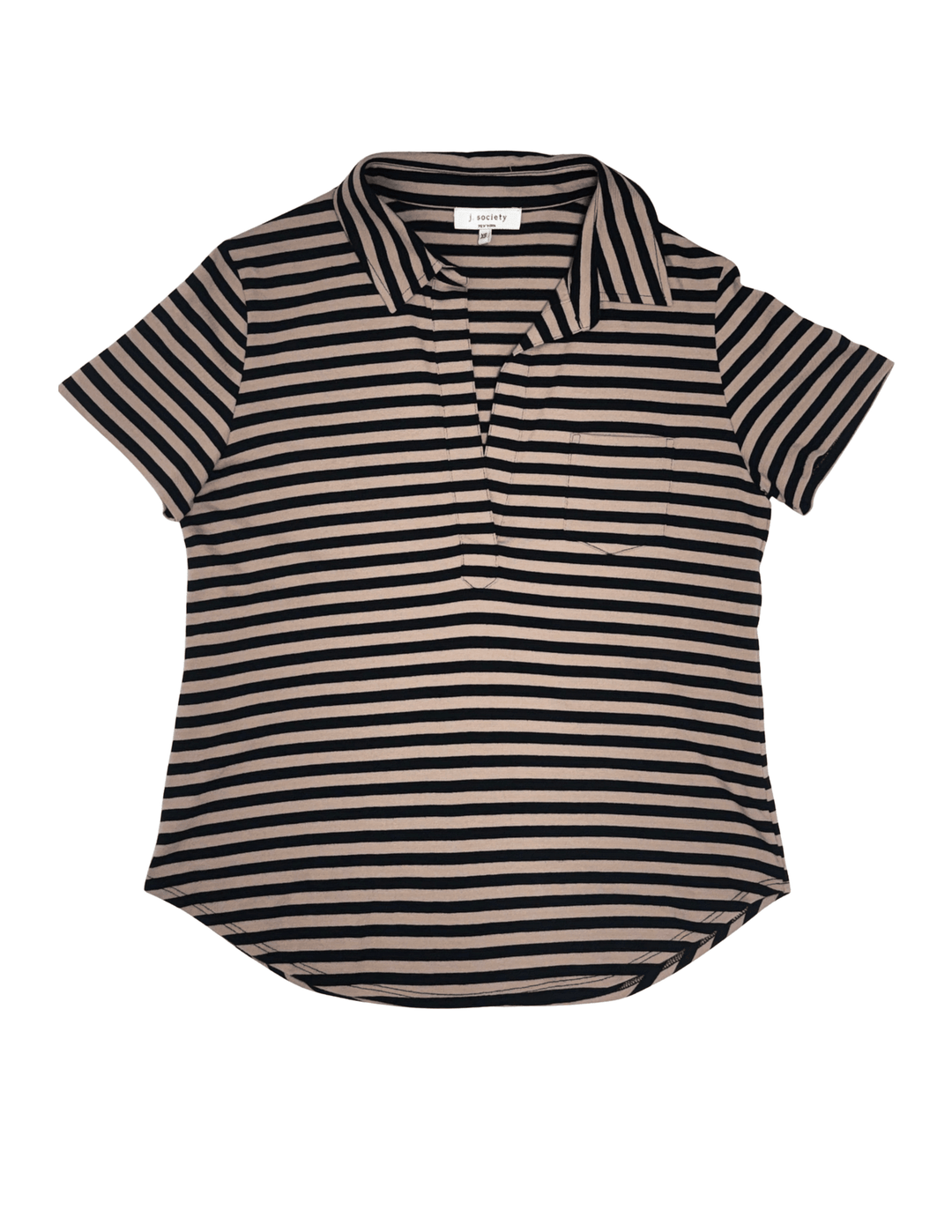 J. Society Striped Polo - Capri by Sunset & Co.