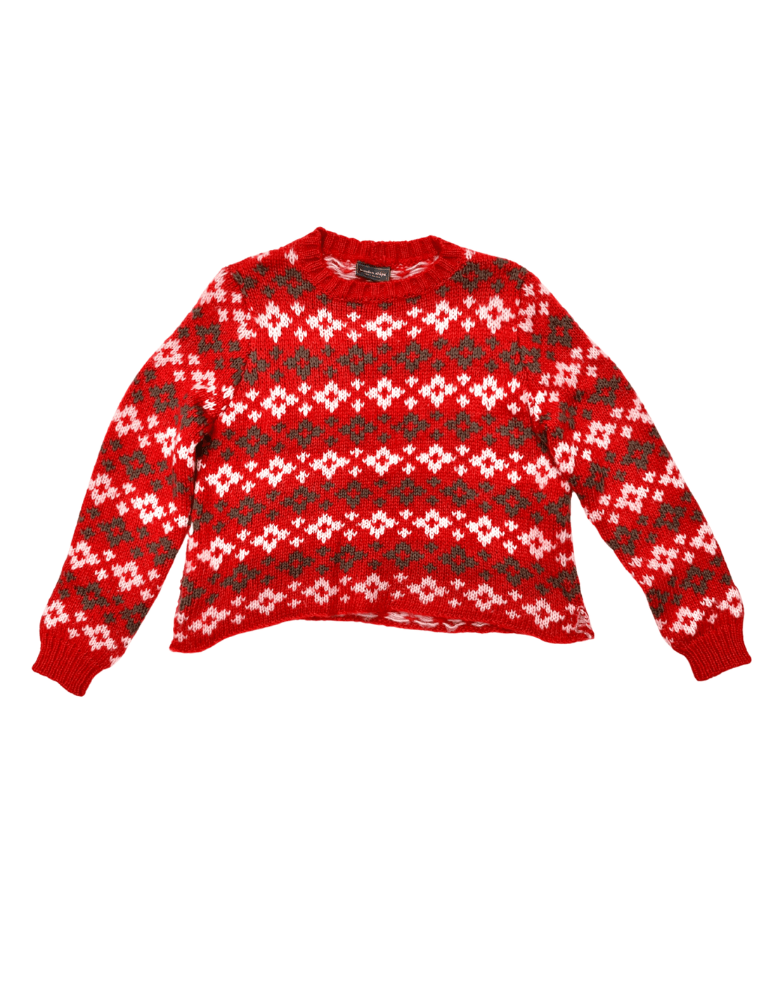 Wooden Ships Shrunken Fair Isle Crew Chunky - Capri by Sunset & Co.