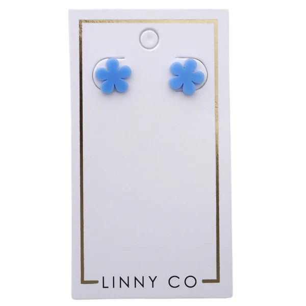 Linny Co Jenna Flower Stud Earrings - Capri by Sunset & Co.