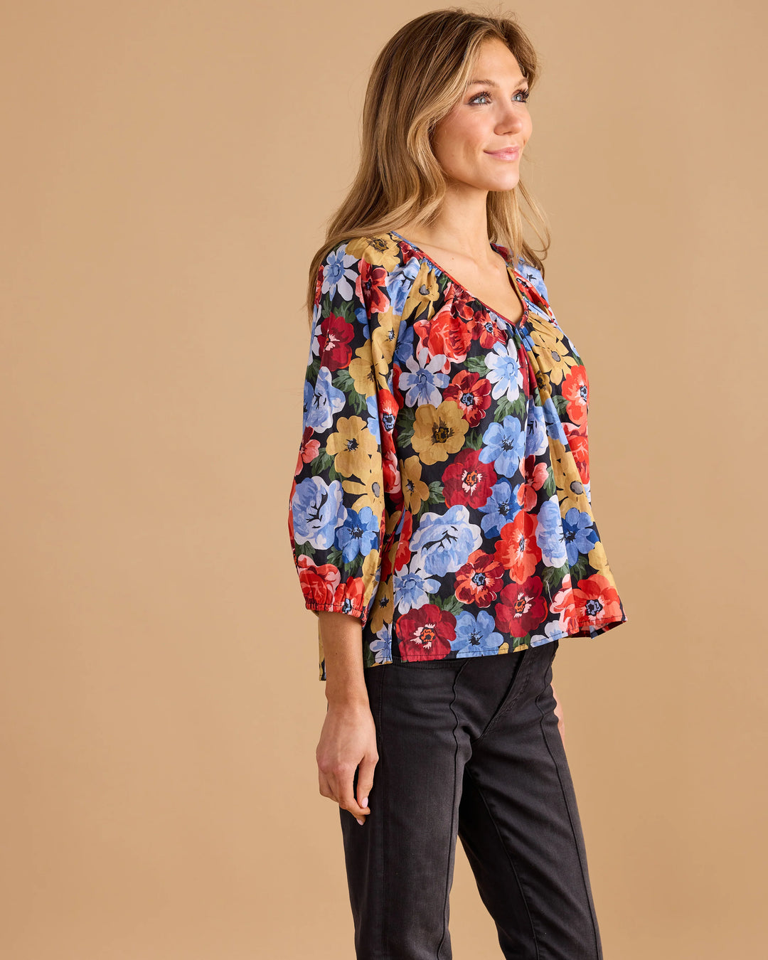 Double A Beatrice Top - Capri by Sunset & Co.