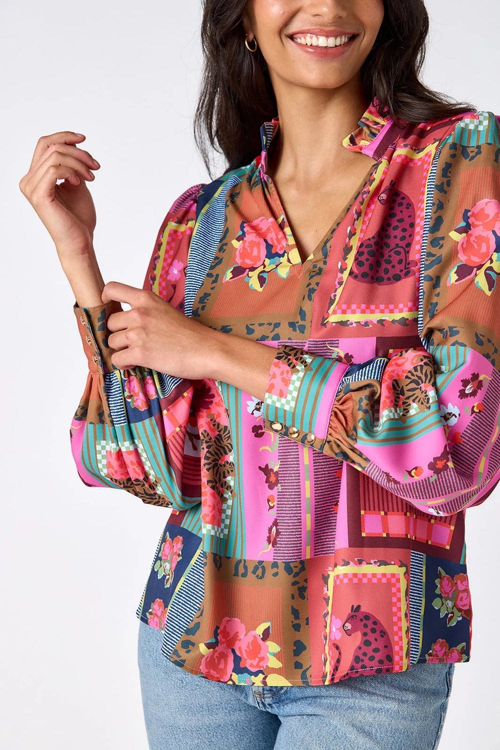 Crosby Lyla Blouse - Capri by Sunset & Co.