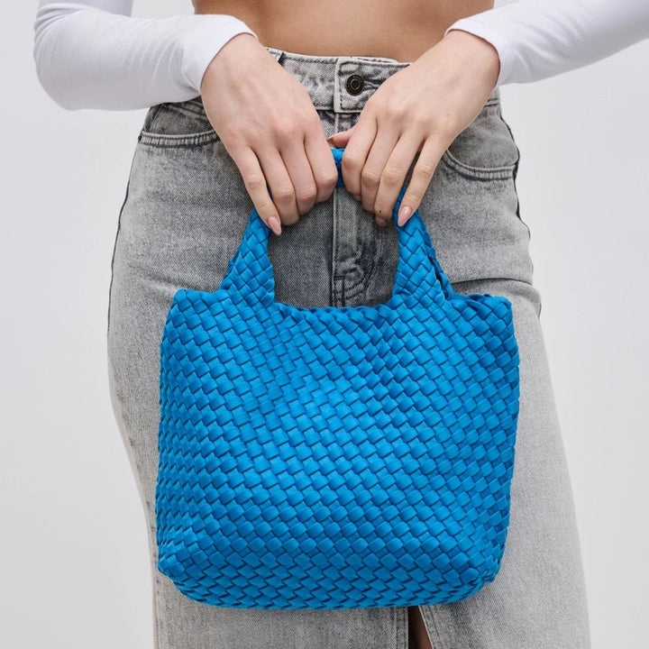 Sol and Selene Small Sky's The Limit Woven Crossbody - Capri by Sunset & Co.