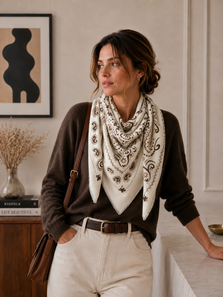 Woolen Square Bandana
