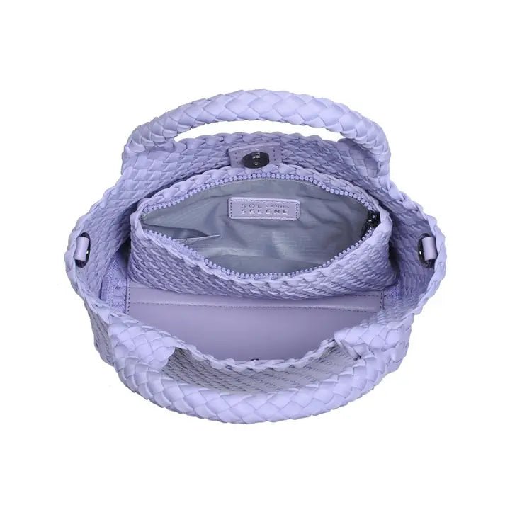 Sol and Selene Small Sky's The Limit Woven Crossbody - Capri by Sunset & Co.