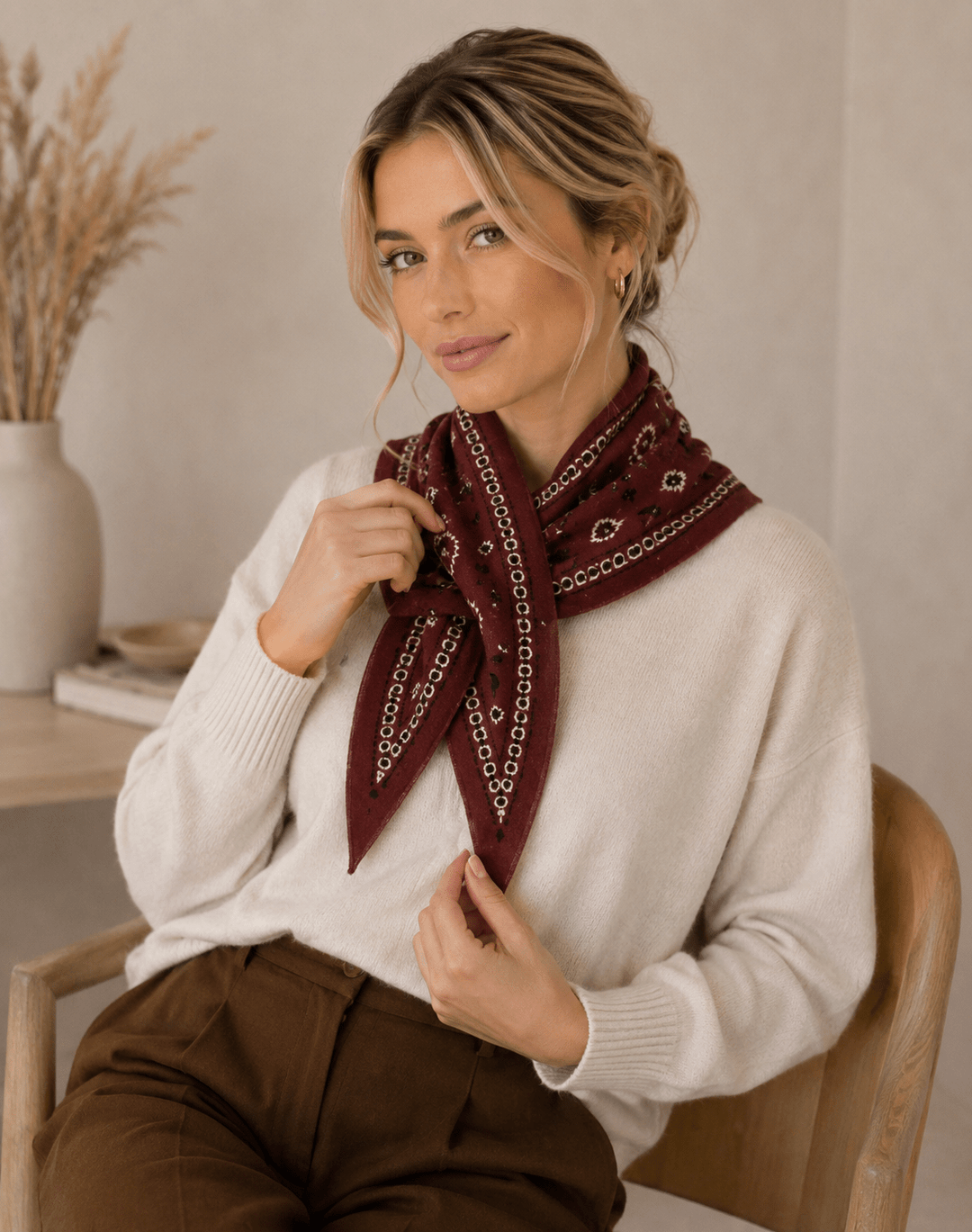 Slip Triangle Bandana - Capri by Sunset & Co.