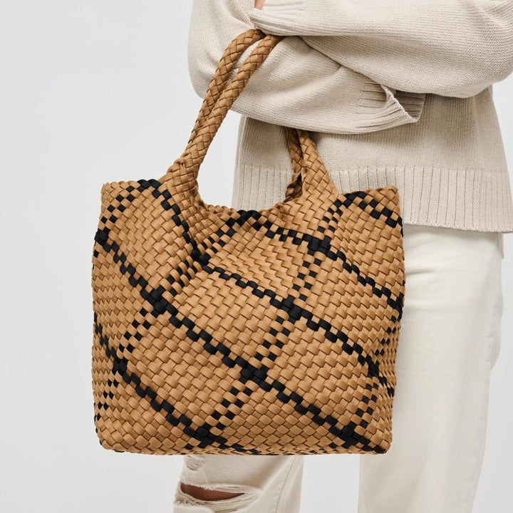 Sol and Selene Medium Sky's The Limit Woven Crossbody - Capri by Sunset & Co.