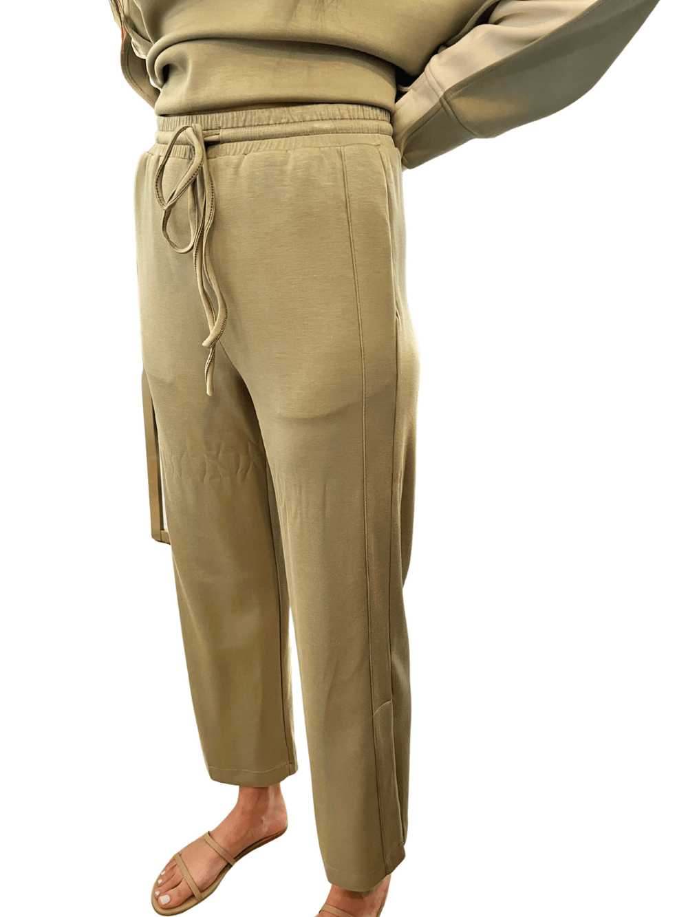 P. Cill Side Binding Wide Leg Pant - Capri by Sunset & Co.