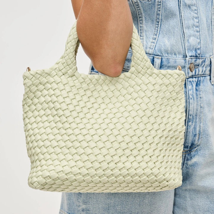 Sol and Selene Small Sky's The Limit Woven Crossbody - Capri by Sunset & Co.
