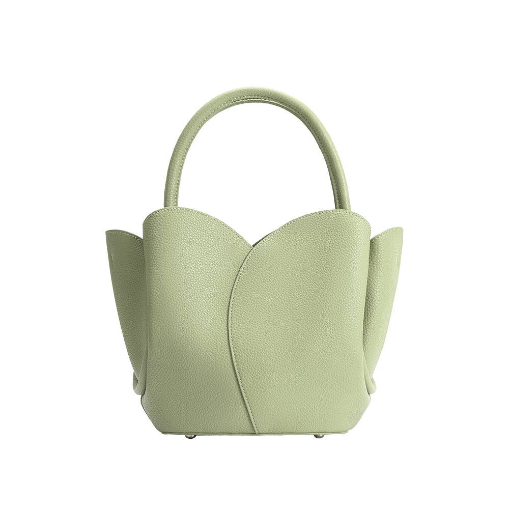 Melie Bianco Tulip Recycled Vegan Top Handle Bag - Capri by Sunset & Co.