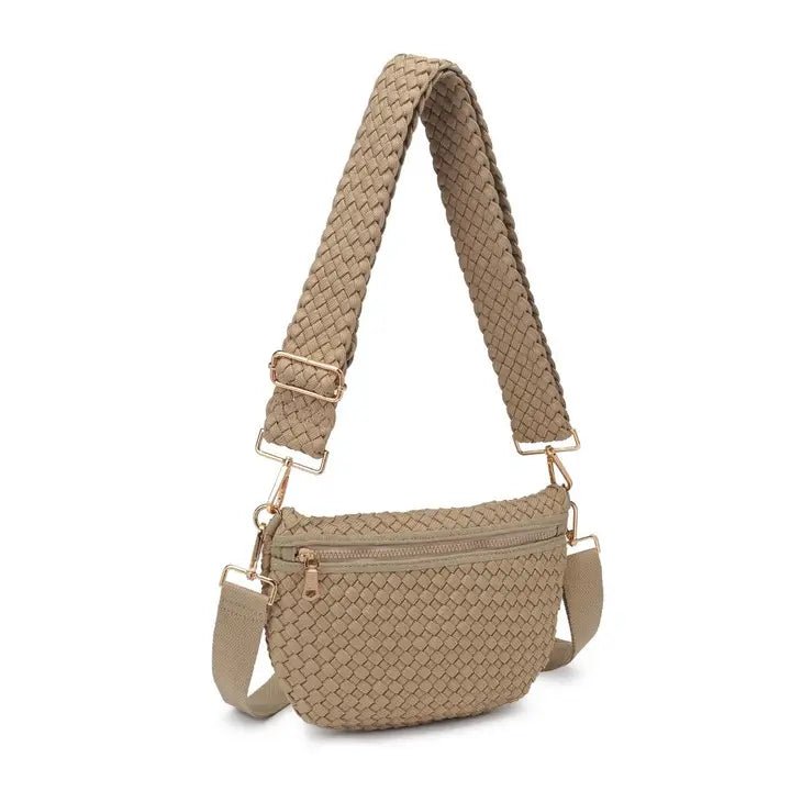 Sol and Selene Ethereal Woven Crossbody - Capri by Sunset & Co.