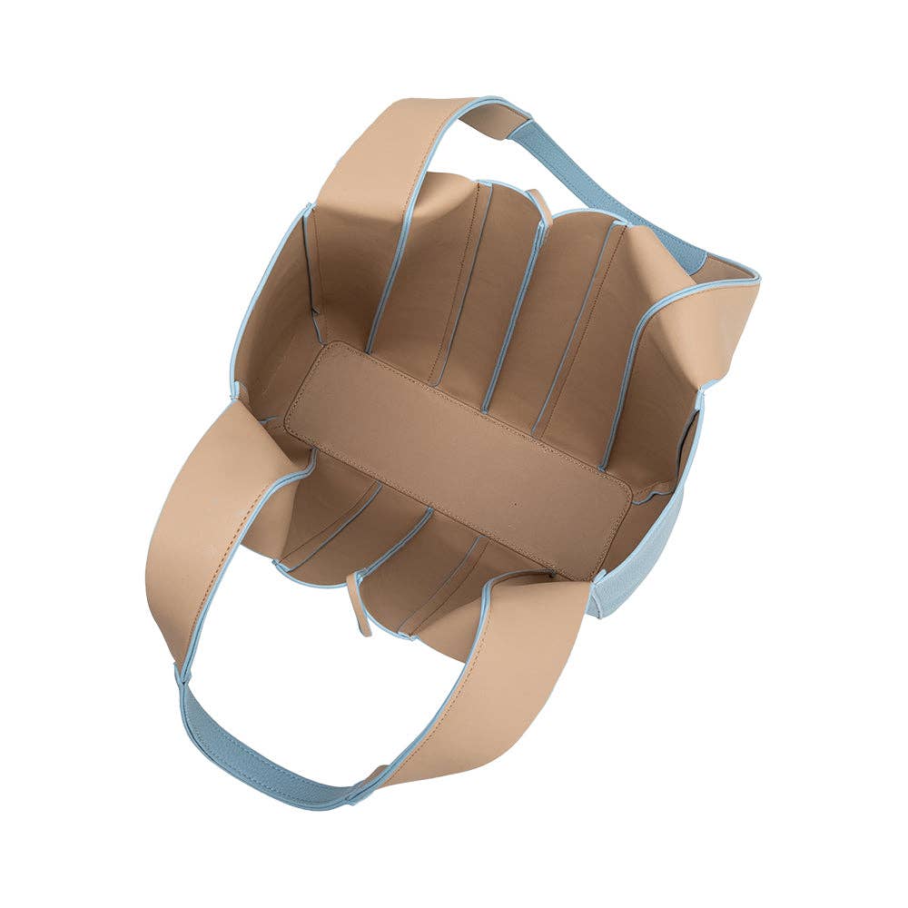 Melie Bianco Harper Recycled Vegan Leather Tote Bag - Capri by Sunset & Co.