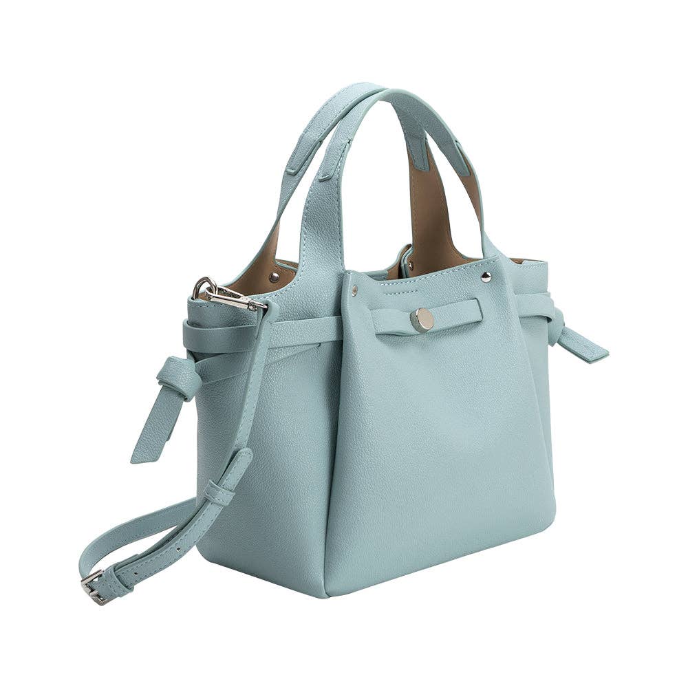 Melie Bianco Avril Recycled Vegan Leather Top Handle Bag - Capri by Sunset & Co.