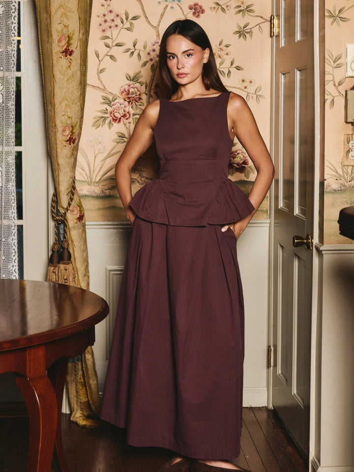 Love the Label Ridley Skirt - Capri by Sunset & Co.