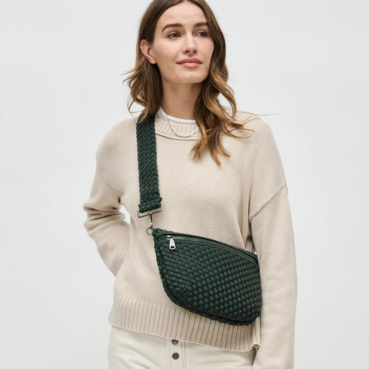 Sol and Selene Ethereal Woven Crossbody - Capri by Sunset & Co.