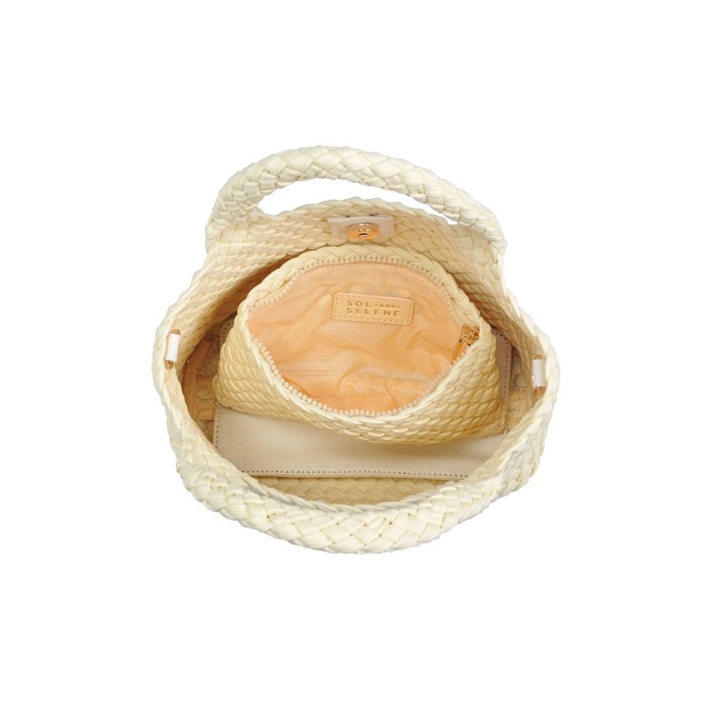 Sol and Selene Small Sky's The Limit Woven Crossbody - Capri by Sunset & Co.