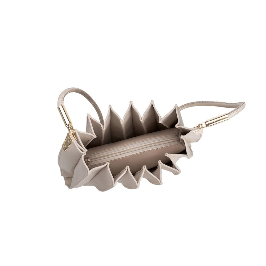 Melie Bianco Carrie Pleated Vegan Shoulder Bag - Capri by Sunset & Co.