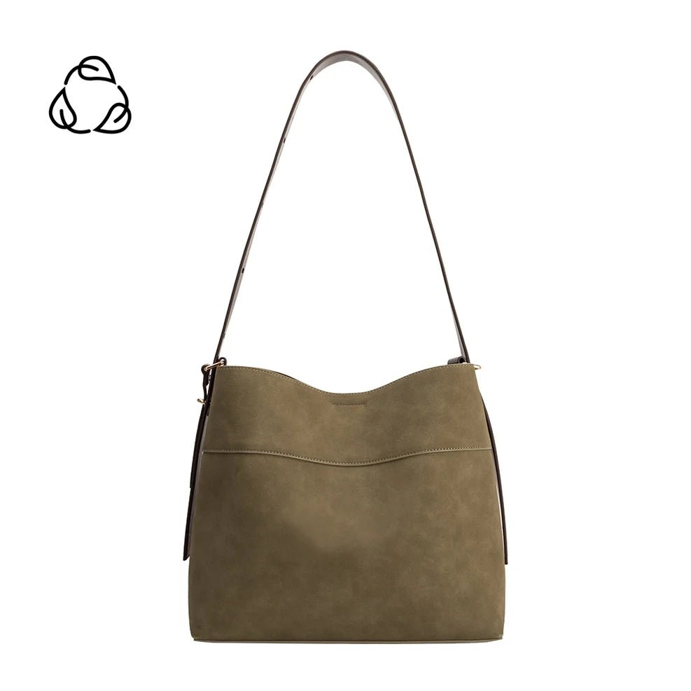Melie Bianco Stormie Recycled Vegan Suede Tote Bag - Capri by Sunset & Co.