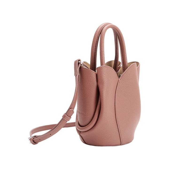 Melie Bianco Tulip Mini Recycled Vegan Leather Top Handle Bag - Capri by Sunset & Co.