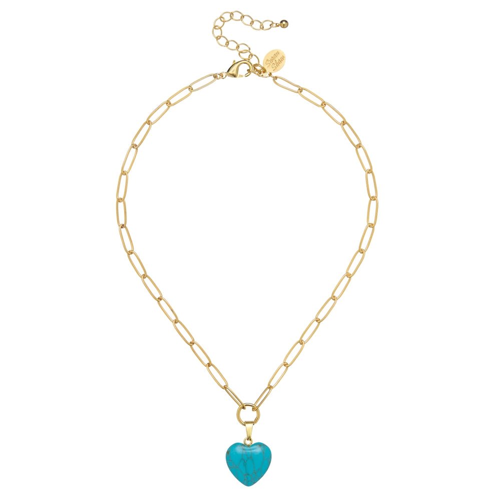 Susan Shaw Audrey Heart Necklace - Capri by Sunset & Co.