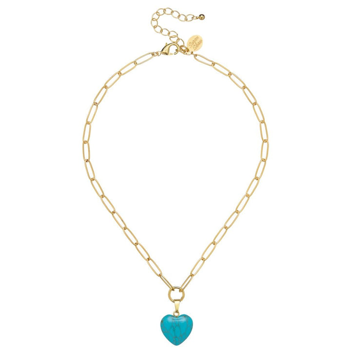 Susan Shaw Audrey Heart Necklace - Capri by Sunset & Co.