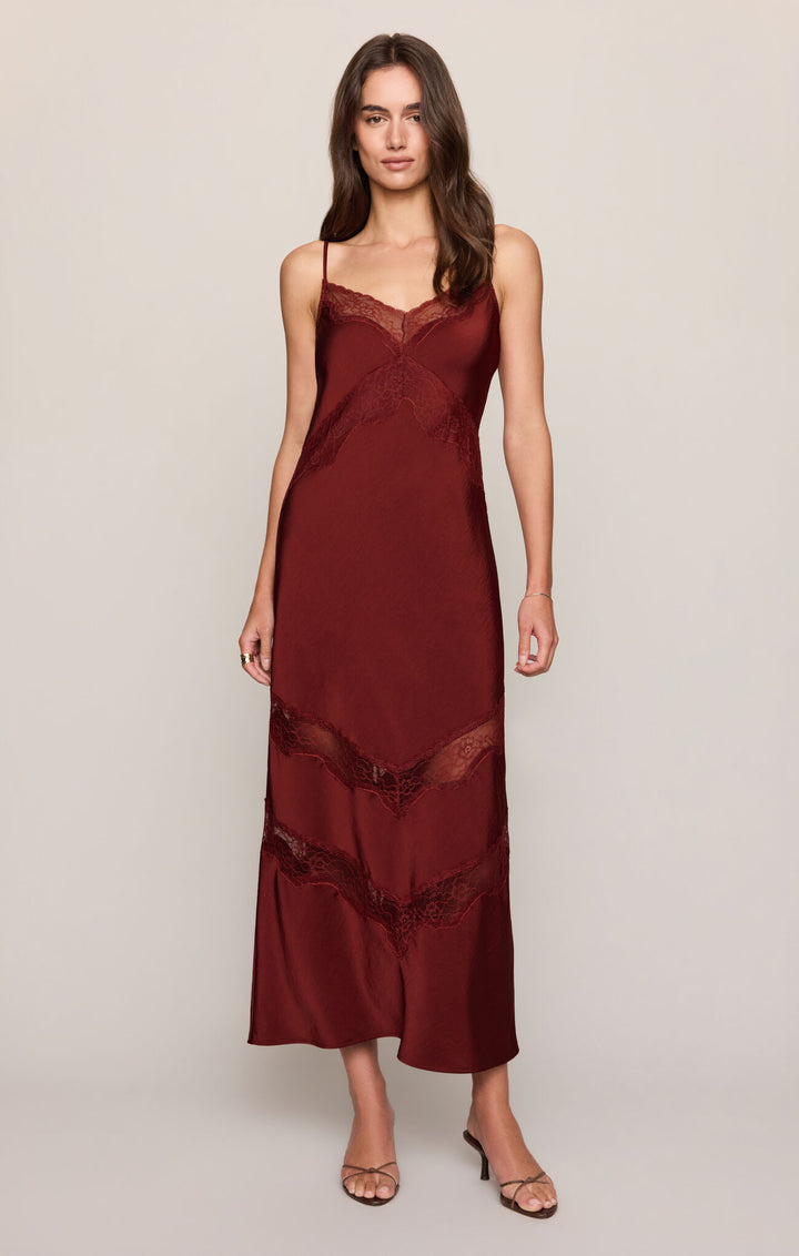 Z Supply Bruna Lace Inset Midi Dress - Capri by Sunset & Co.
