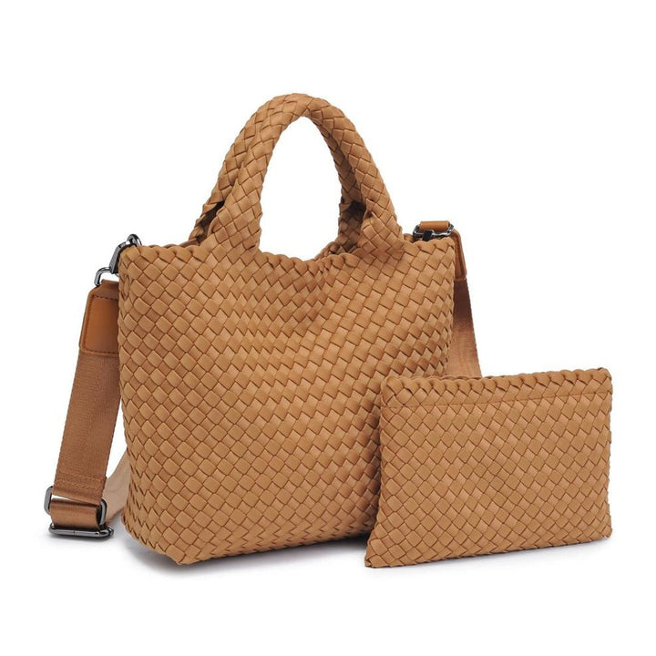 Sol and Selene Small Sky's The Limit Woven Crossbody - Capri by Sunset & Co.