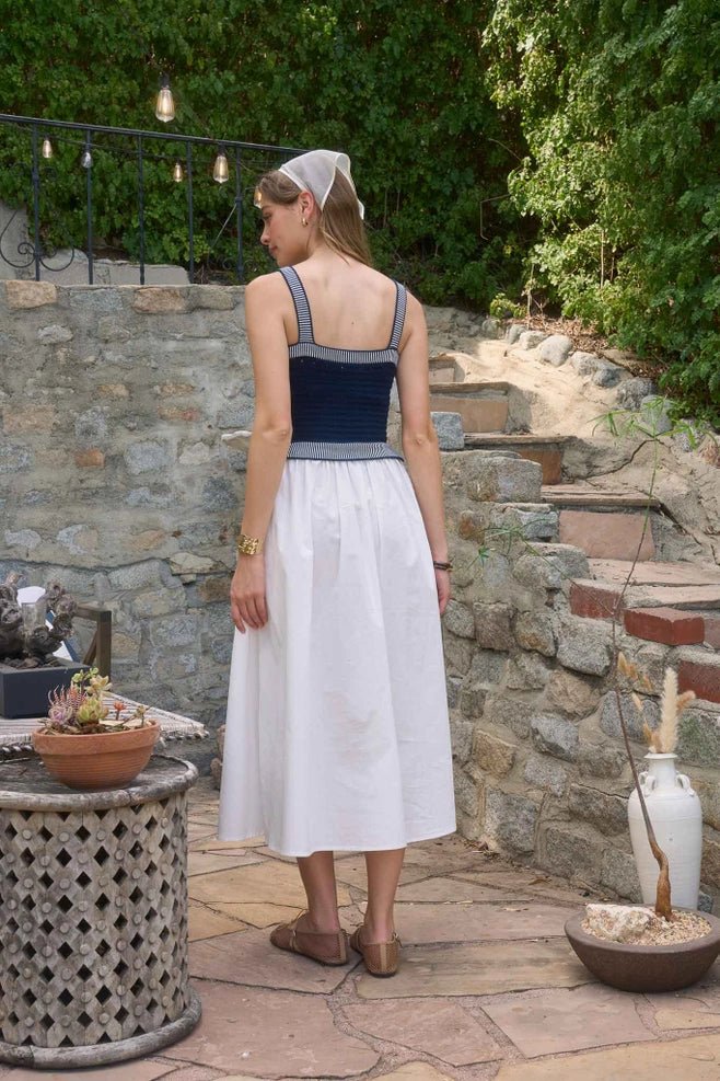 Moon River Sweater Knit Midi Dress - Capri by Sunset & Co.