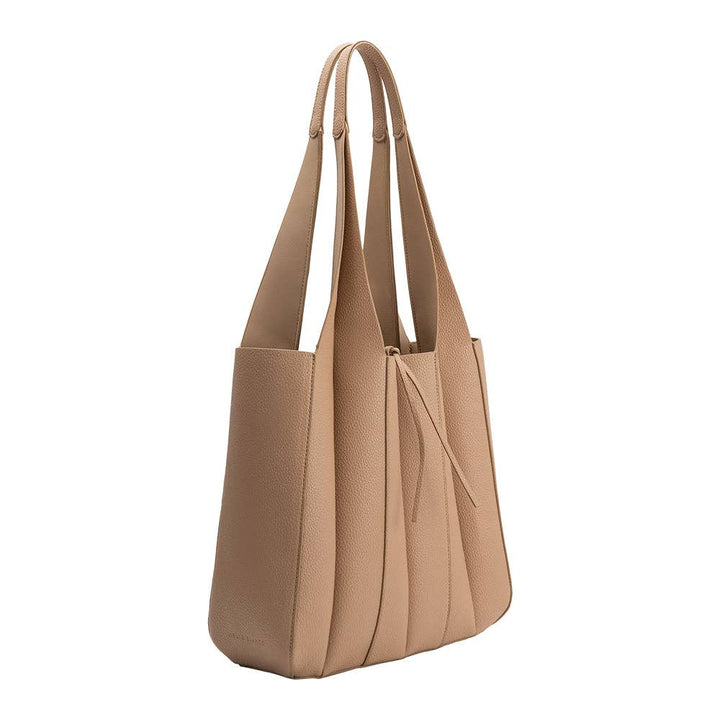 Melie Bianco Harper Recycled Vegan Leather Tote Bag - Capri by Sunset & Co.