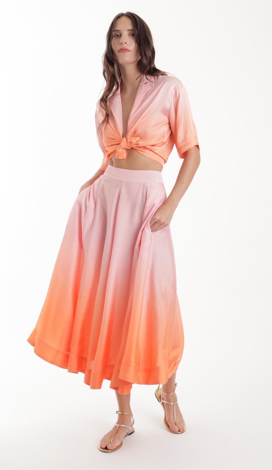 Karina Grimaldi Aria Skirt - Capri by Sunset & Co.