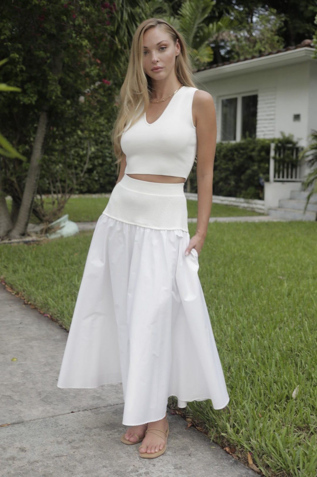 Karina Grimaldi Saira Knit Set - Capri by Sunset & Co.