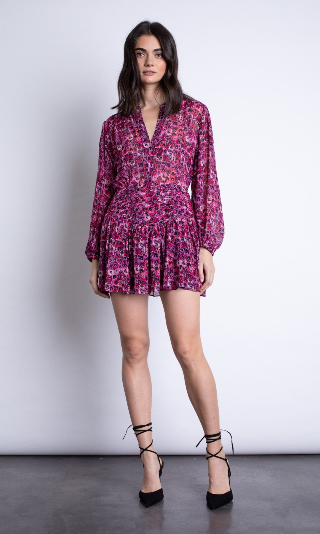 Karina Grimaldi Samantha Print Mini Dress - Capri by Sunset & Co.